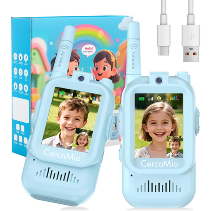 Walkie-Talkies con Videollamada — Diversión Real para Niños, sin Wi-Fi