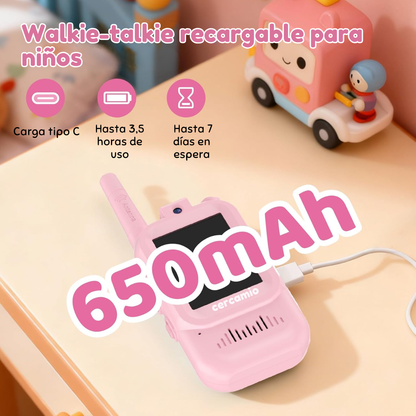 Walkie-Talkies con Videollamada — Diversión Real para Niños, sin Wi-Fi